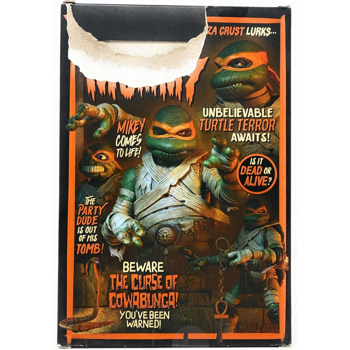 NECA TMNT x Universal Monsters (Michelangelo as The Mummy) [BOX DAMAGE] 634482541876 at King Card Canada