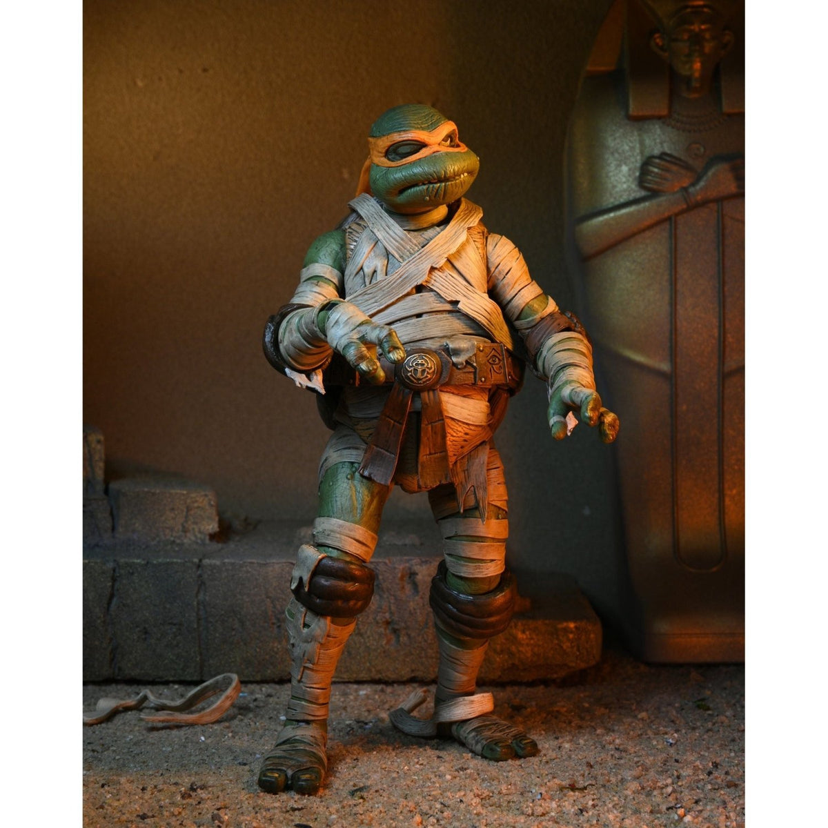NECA TMNT x Universal Monsters (Michelangelo as The Mummy) [BOX DAMAGE] 634482541876 at King Card Canada