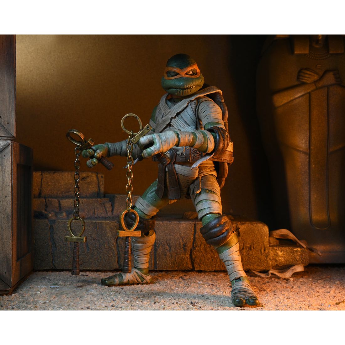NECA TMNT x Universal Monsters (Michelangelo as The Mummy) [BOX DAMAGE] 634482541876 at King Card Canada