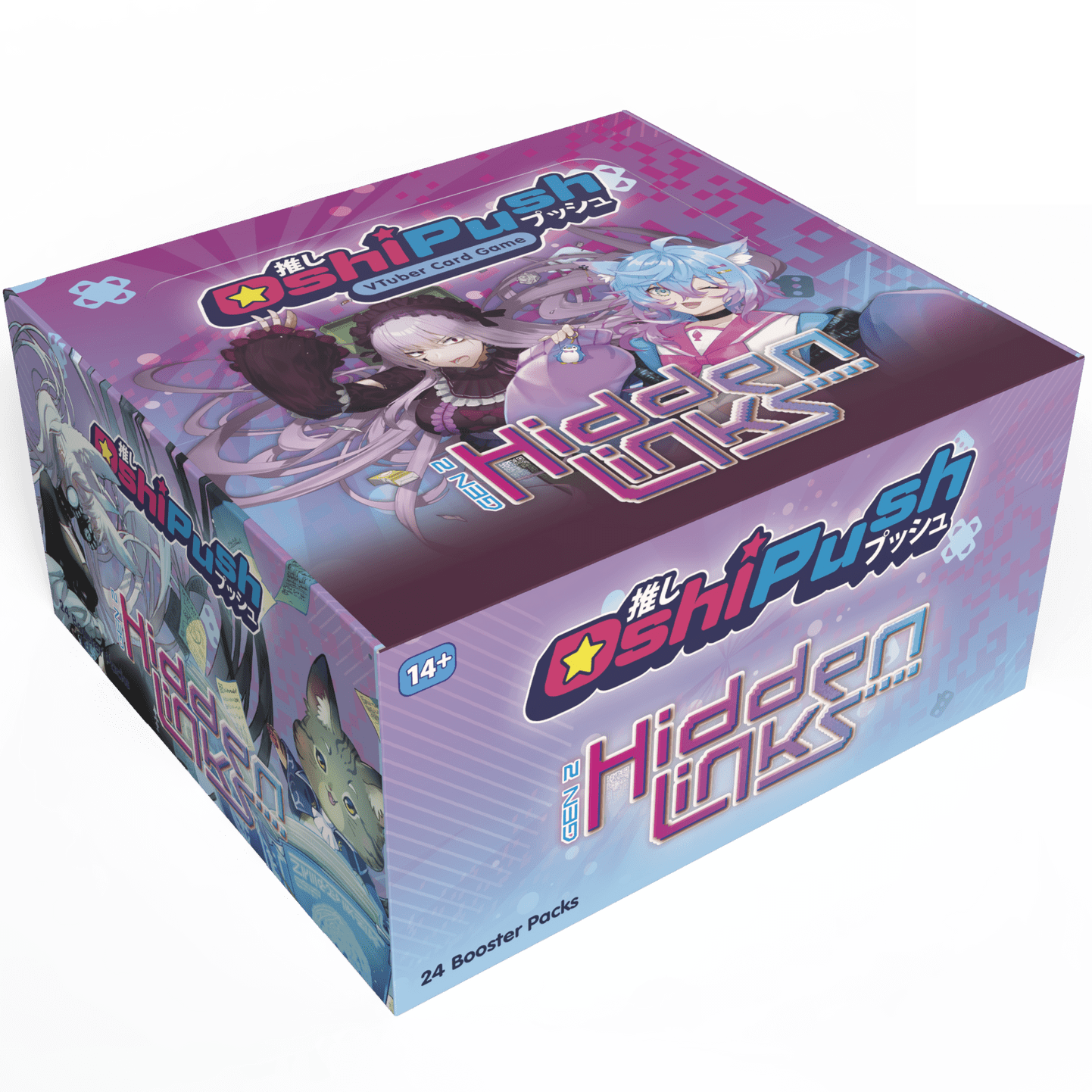 Oshi Push VTuber Trading Card Game Booster Box - Hidden Links (Gen 2) 0703558842060 at King Card Canada