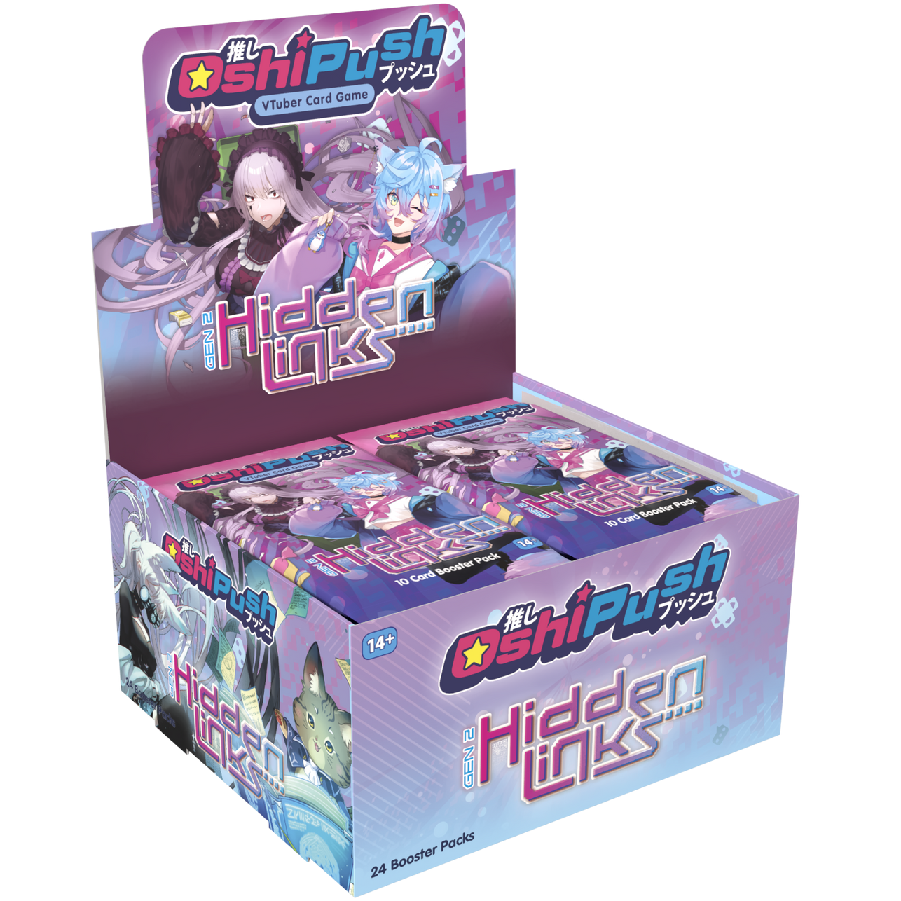 Oshi Push VTuber Trading Card Game Booster Box - Hidden Links (Gen 2) 0703558842060 at King Card Canada