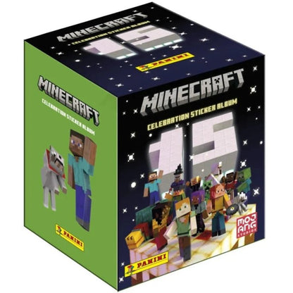 Panini Minecraft 15th Anniversary Celebration Sticker Collection Box (50 Packs) 746134173752 at King Card Canada