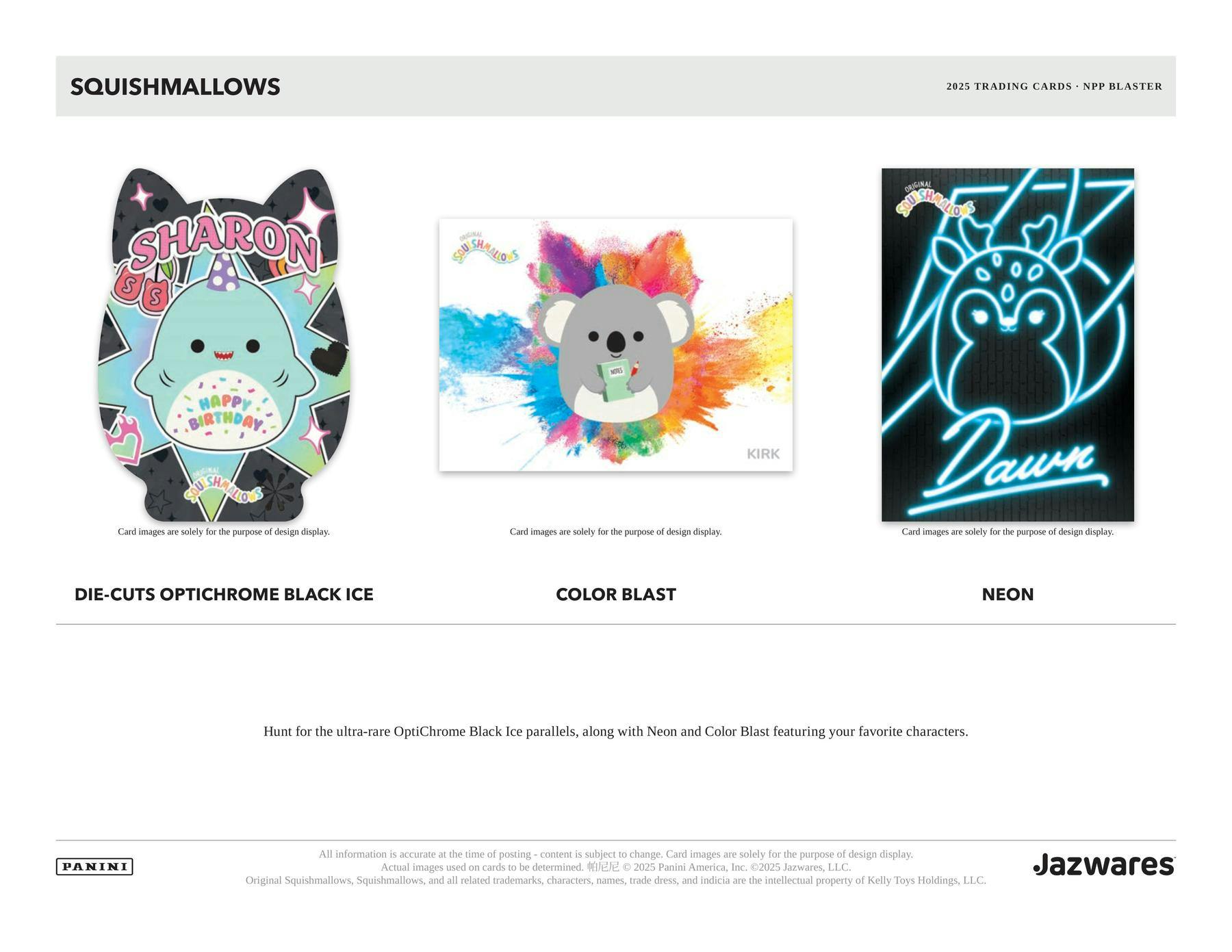 Panini Squishmallows Series 2 Trading Cards Blaster Box 746134183812 at King Card Canada