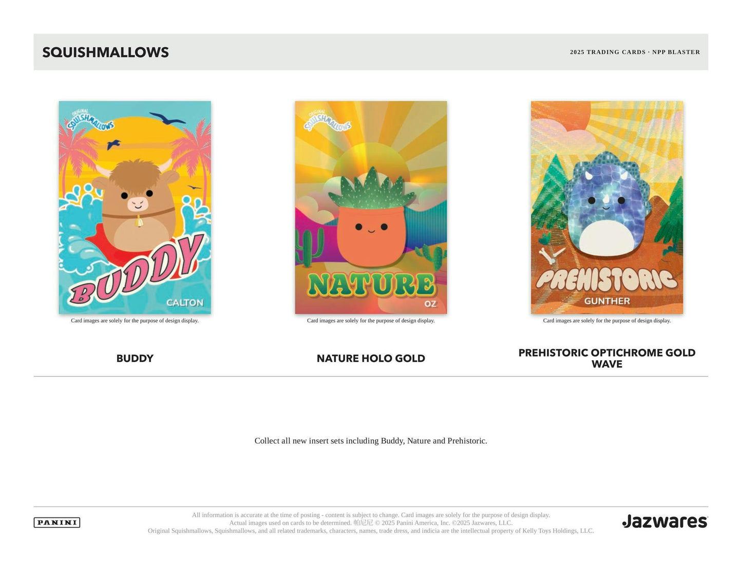 Panini Squishmallows Series 2 Trading Cards Blaster Box 746134183812 at King Card Canada