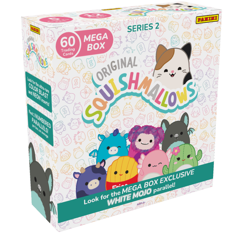 Panini Squishmallows Series 2 Trading Cards Mega Box 746134183942 at King Card Canada