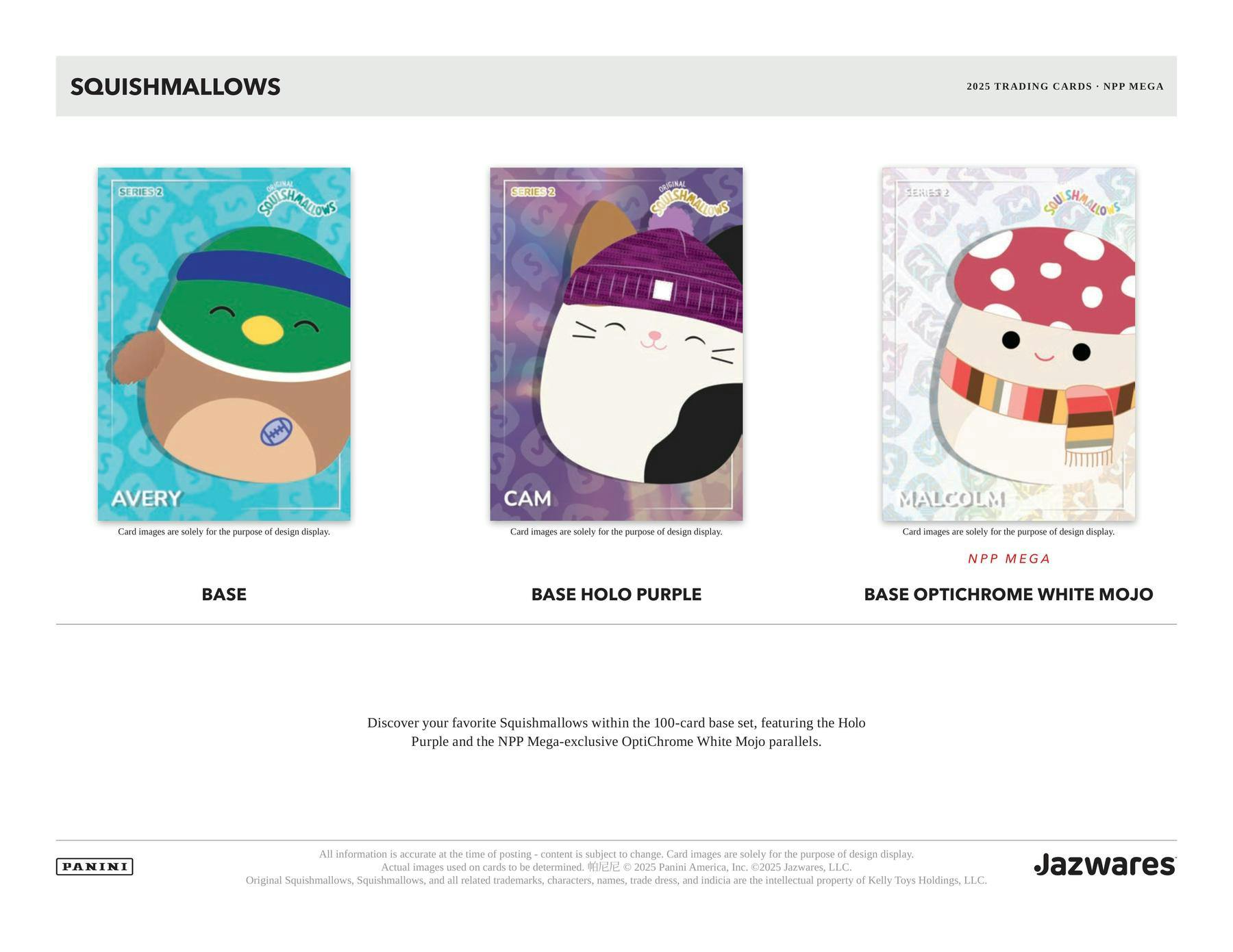 Panini Squishmallows Series 2 Trading Cards Mega Box 746134183942 at King Card Canada