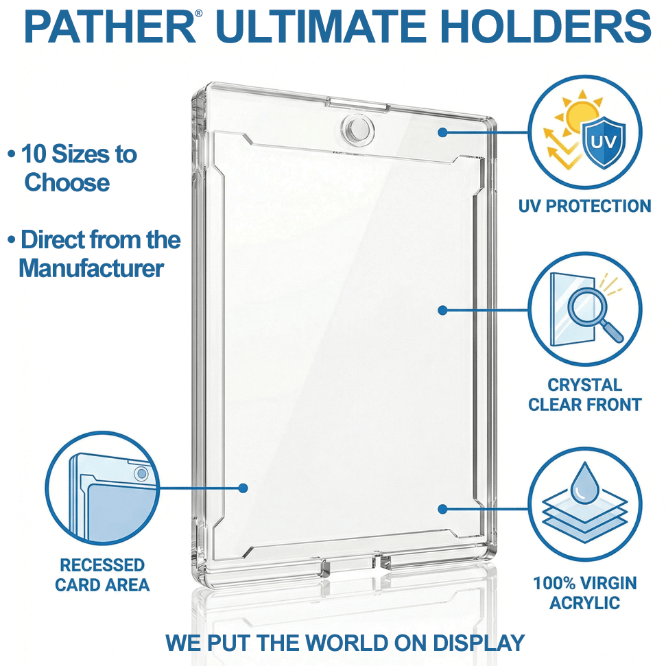 Pather Ultimate Holder - Magnetic Acrylic Card Holder (Multiple Sizes Available) 628719546208 at King Card Canada