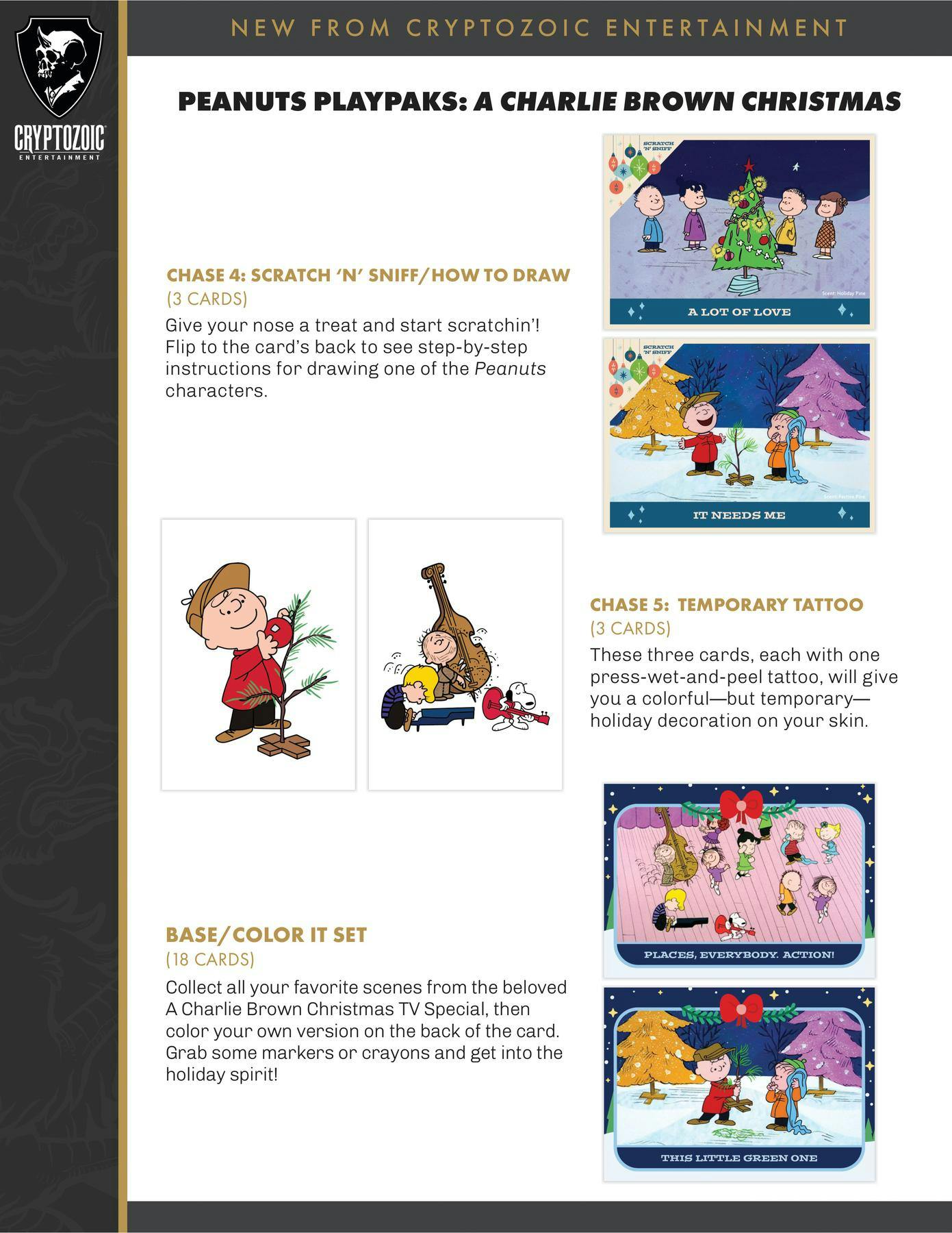 Peanuts Playpaks: A Charlie Brown Christmas Gravity Feed Box 810120783031 at King Card Canada