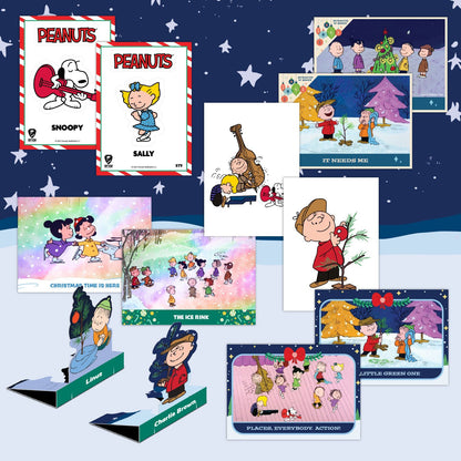 Peanuts Playpaks: A Charlie Brown Christmas Gravity Feed Box 810120783031 at King Card Canada