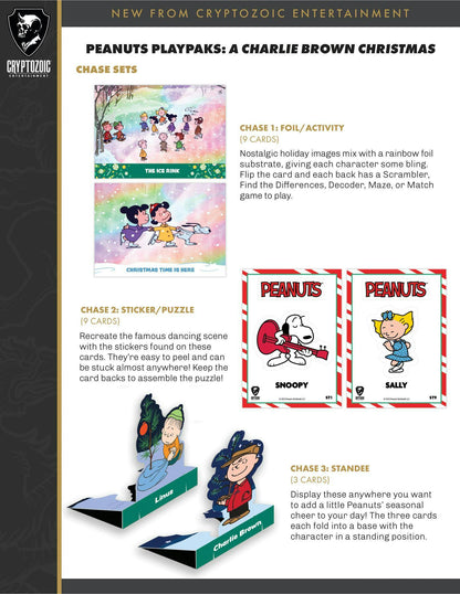 Peanuts Playpaks: A Charlie Brown Christmas Gravity Feed Box 810120783031 at King Card Canada