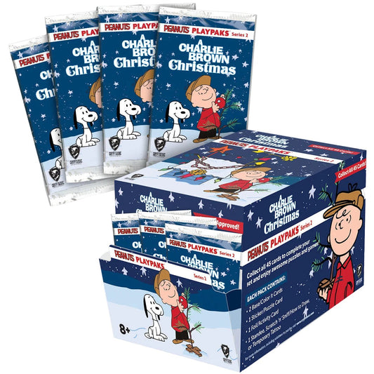 Peanuts Playpaks: A Charlie Brown Christmas Gravity Feed Box 810120783031 at King Card Canada