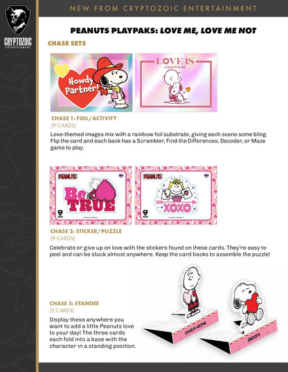 Peanuts Playpaks: Love Me, Love Me Not Blaster Box (Series 3) 810120783222 at King Card Canada