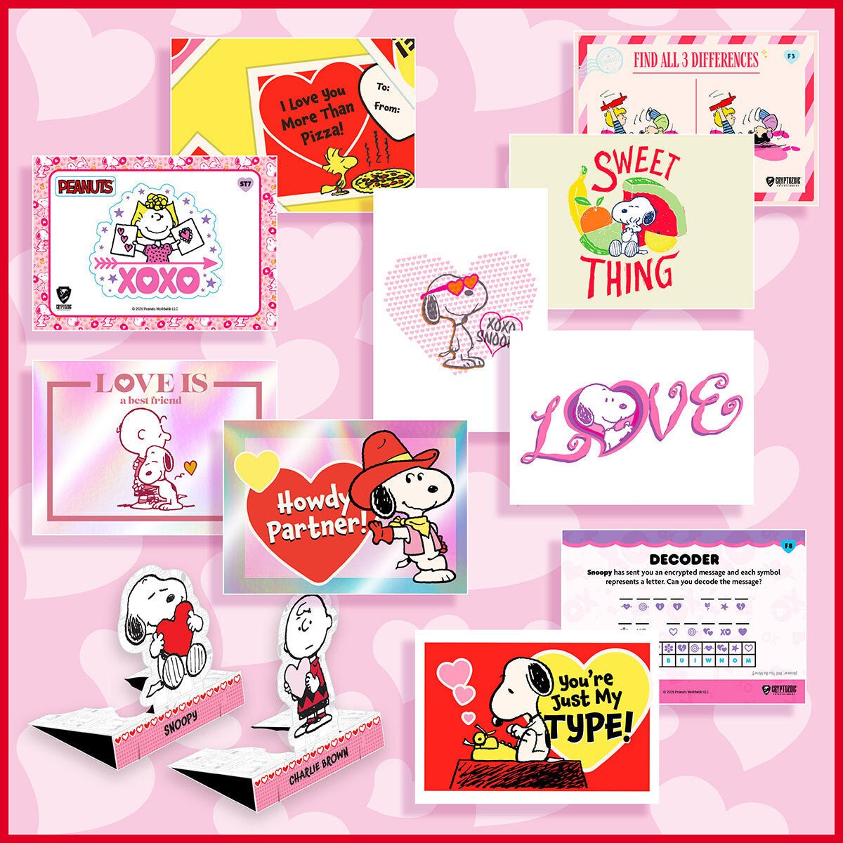 Peanuts Playpaks: Love Me, Love Me Not Blaster Box (Series 3) 810120783222 at King Card Canada