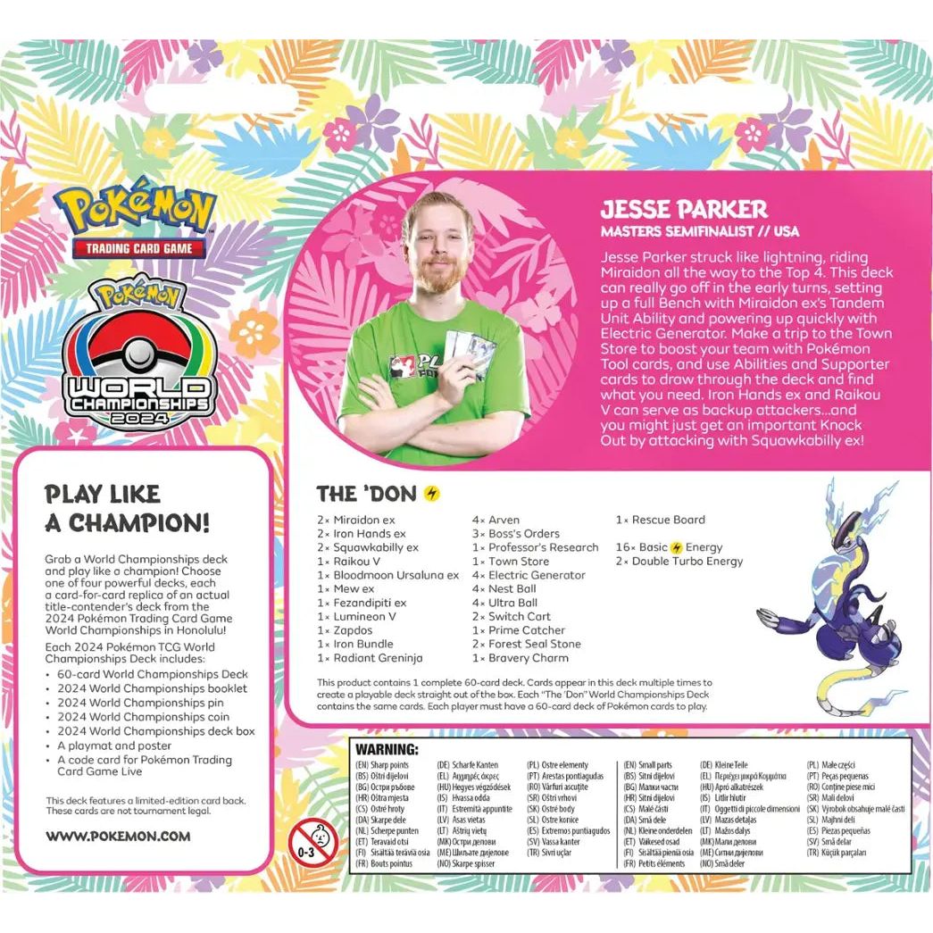 Pokemon 2024 World Championships Deck 0196214106666 at King Card Canada