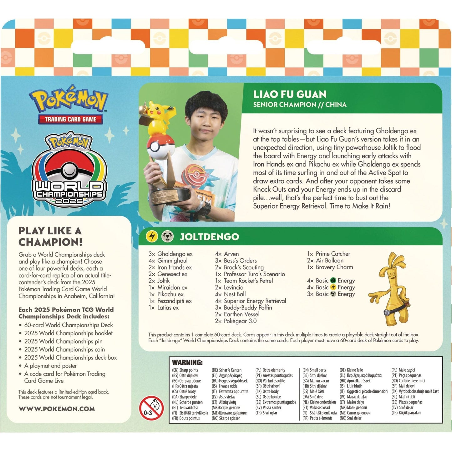 Pokemon 2025 World Championships Deck [PRE - ORDER - 04/03/2026] 0196214135376 at King Card Canada