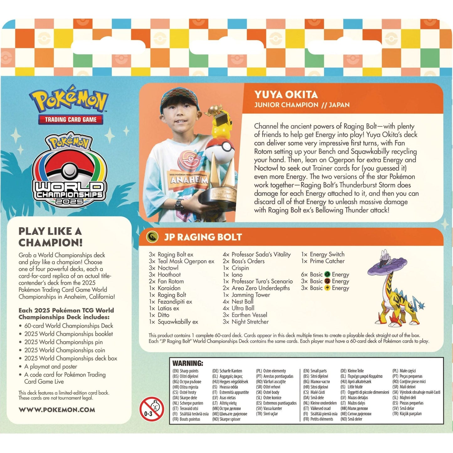 Pokemon 2025 World Championships Deck [PRE - ORDER - 04/03/2026] 0196214135376 at King Card Canada