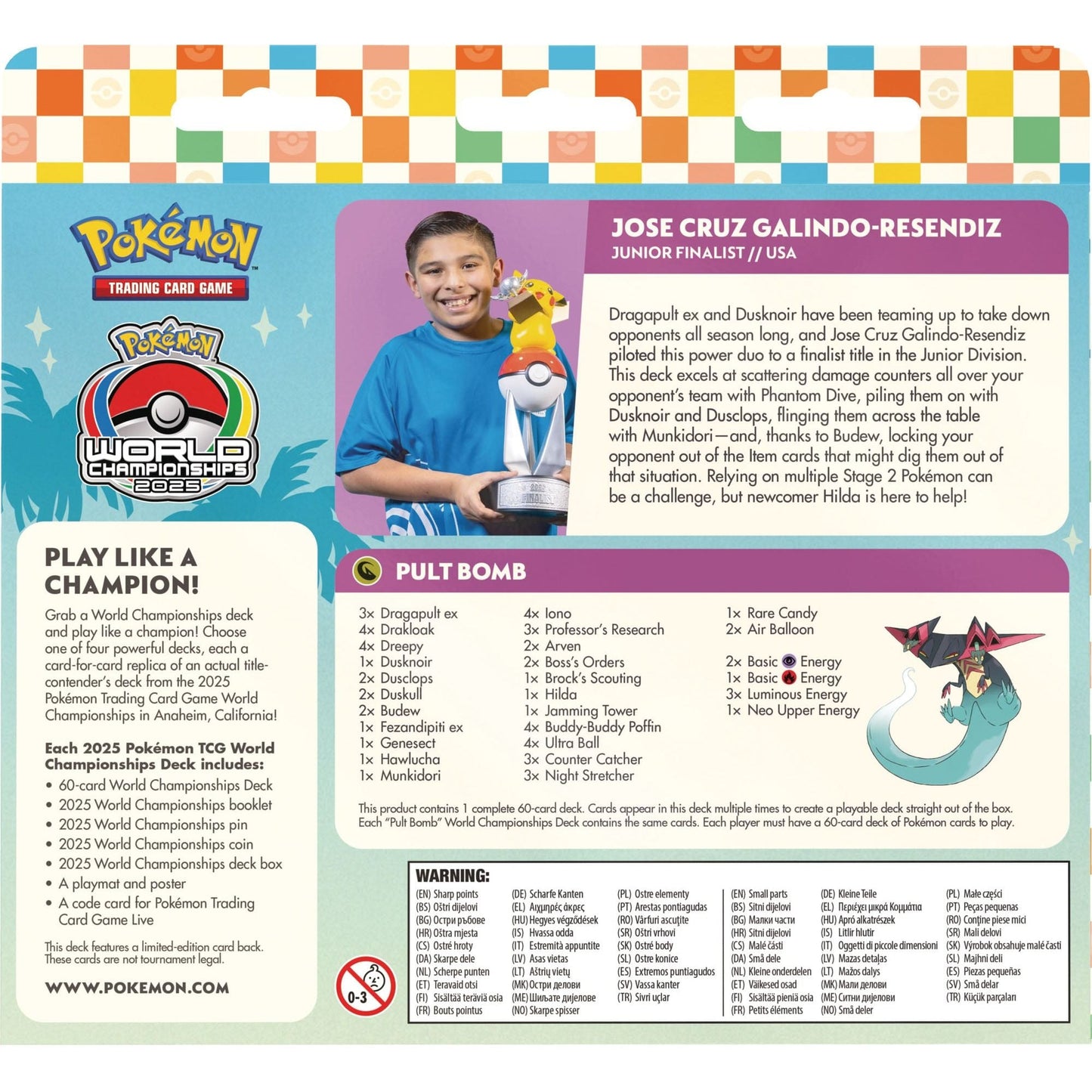 Pokemon 2025 World Championships Deck [PRE - ORDER - 04/03/2026] 0196214135376 at King Card Canada