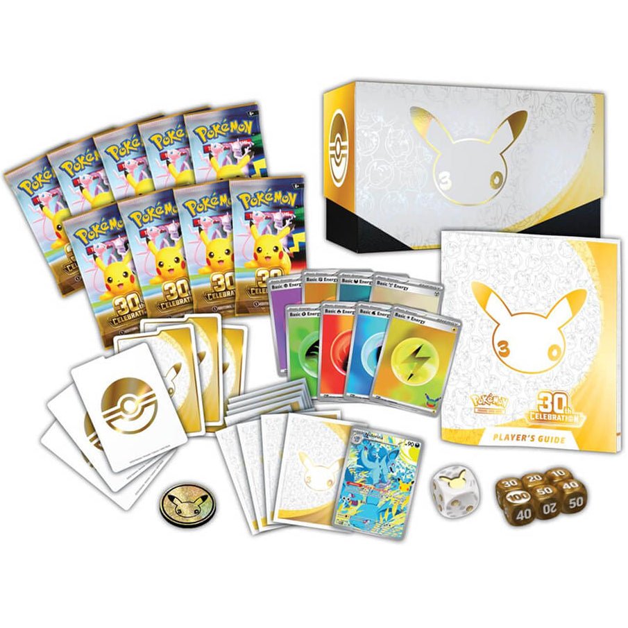 Pokemon 30th Celebration Elite Trainer Box 0196214158801 at King Card Canada