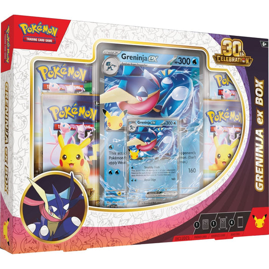 Pokemon 30th Celebration ex Box (Greninja) 0196214158726 at King Card Canada