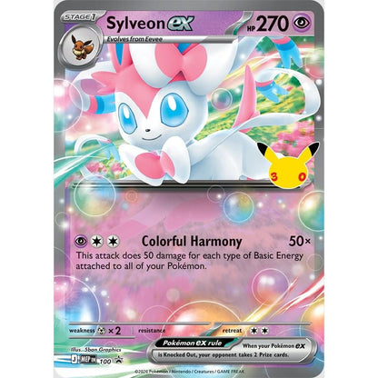 Pokemon 30th Celebration ex Box (Sylveon) 0196214158726 at King Card Canada