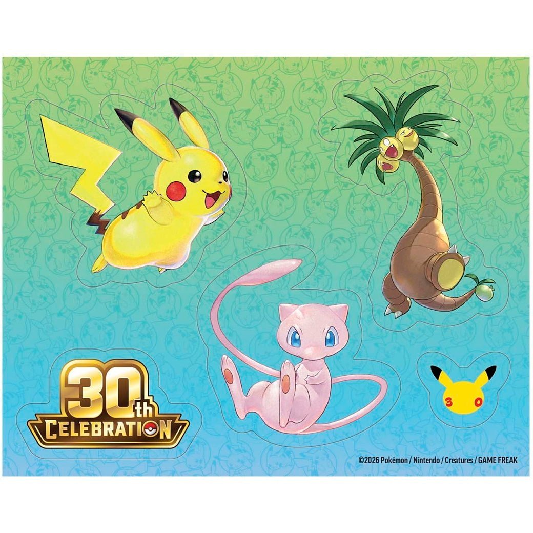 Pokemon 30th Celebration Tech Sticker Collection (Alolan Exeggutor) 0196214158771 at King Card Canada
