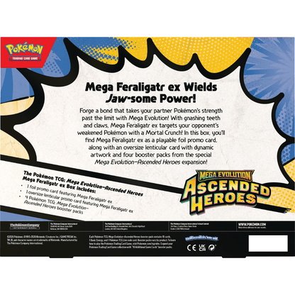 Pokemon Ascended Heroes ex Box (Mega Feraligatr) 0196214141469 at King Card Canada