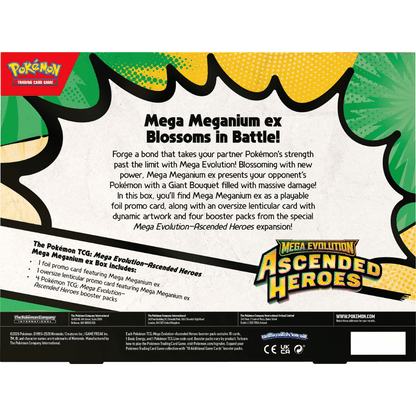 Pokemon Ascended Heroes ex Box (Mega Meganium) 0196214141469 at King Card Canada