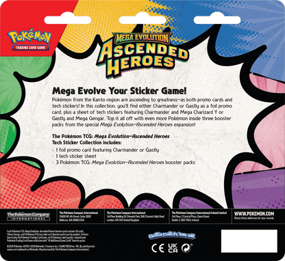 Pokemon Ascended Heroes Tech Sticker Collection (Charmander) 0196214141278 at King Card Canada