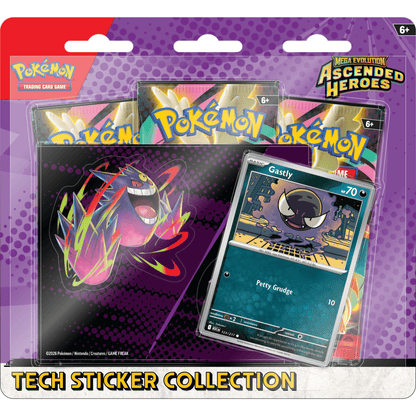 Pokemon Ascended Heroes Tech Sticker Collection (Gastly) 0196214141278 at King Card Canada