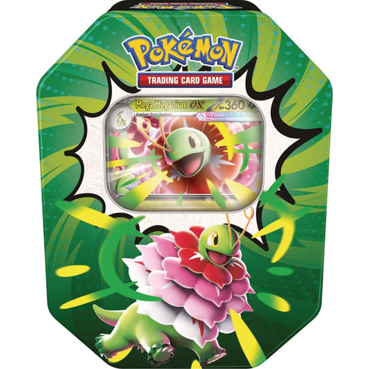 Pokemon Ascended Heroes Tin (Mega Meganium) 0196214150430 at King Card Canada