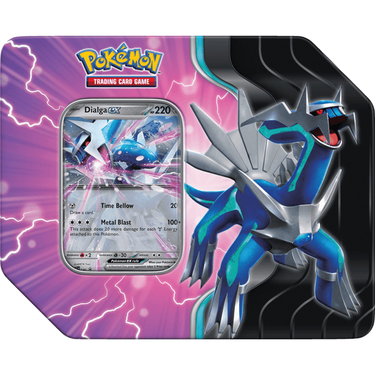 Pokemon Azure Legends Tin (Dialga) 0196214106482 at King Card Canada