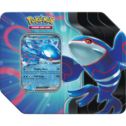 Pokemon Azure Legends Tin (Kyogre) 0196214106482 at King Card Canada