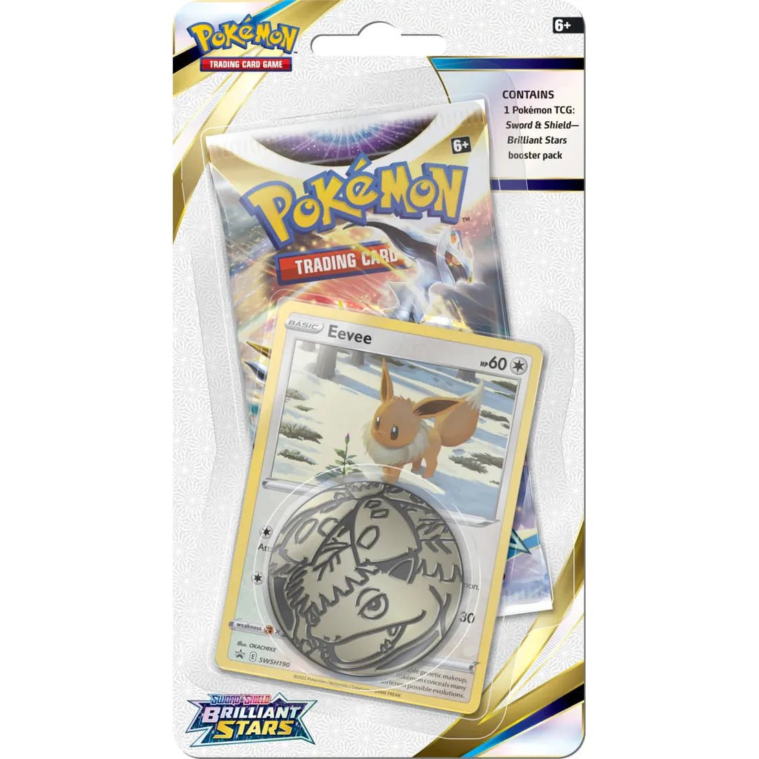 Pokemon Brilliant Stars Checklane Blister Pack 820650806568 at King Card Canada