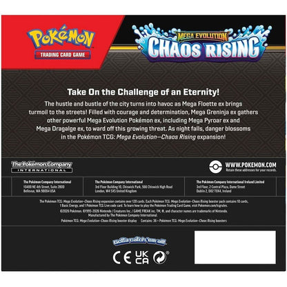 Pokemon Chaos Rising Booster Box 0196214154186 at King Card Canada