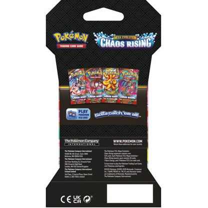 Pokemon Chaos Rising Sleeved Booster Pack 0196214140424 at King Card Canada