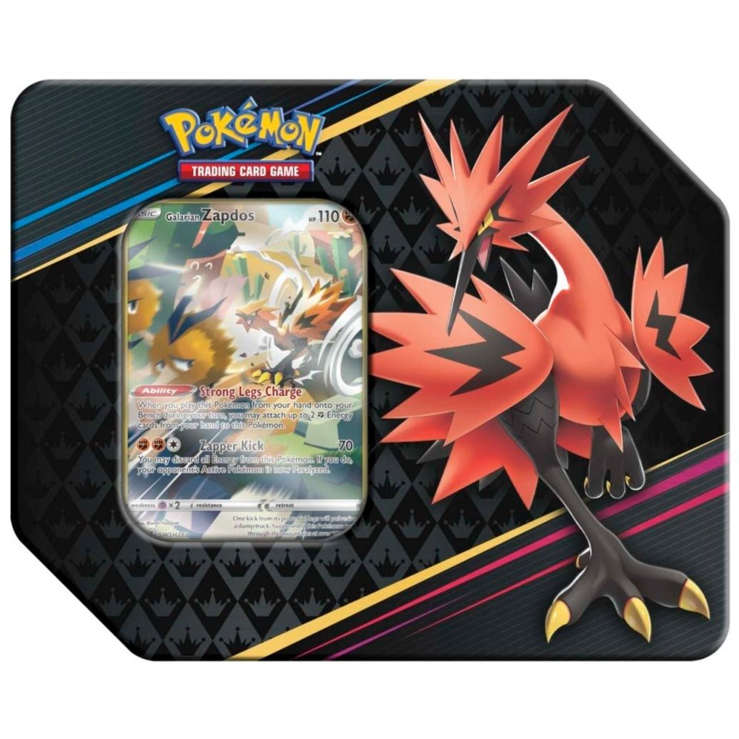 Pokemon Crown Zenith Tin (Zapdos) 0820650851940 - King Card Canada