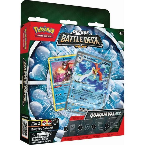 Pokemon Deluxe Battle Deck (Quaquaval EX) 0820650852589 - King Card Canada