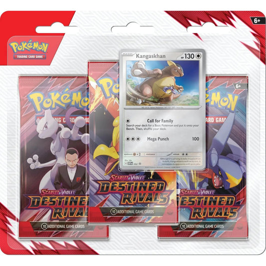 Pokemon Destined Rivals 3 - Pack Blister Set 0196214111332 at King Card Canada