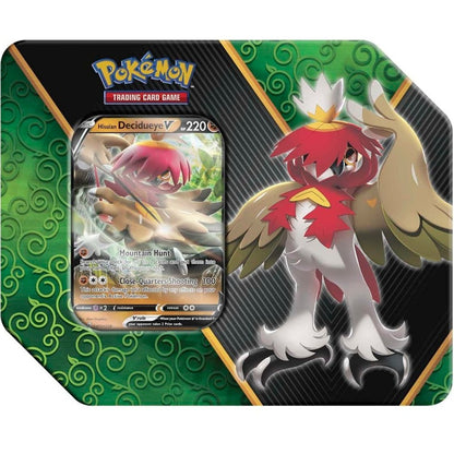 Pokemon Divergent Powers Tin (Hisuian Decidueye V) 0820650172151 at King Card Canada