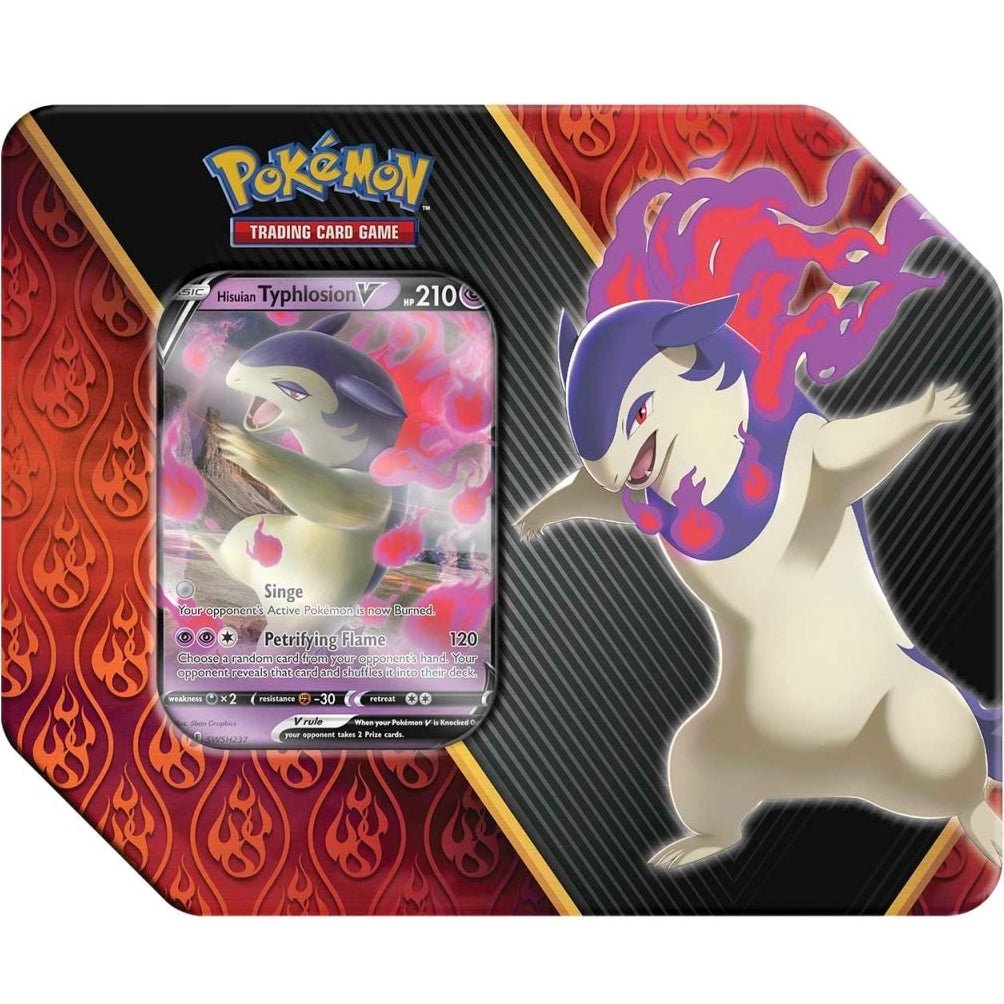 Pokemon Divergent Powers Tin (Hisuian Typhlosion V) 0820650172151 at King Card Canada