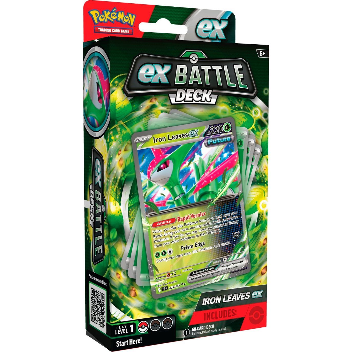 Pokemon EX Battle Deck (Iron Leaves EX) [PRE - ORDER - 10/18/2024] 0820650857782 - King Card Canada