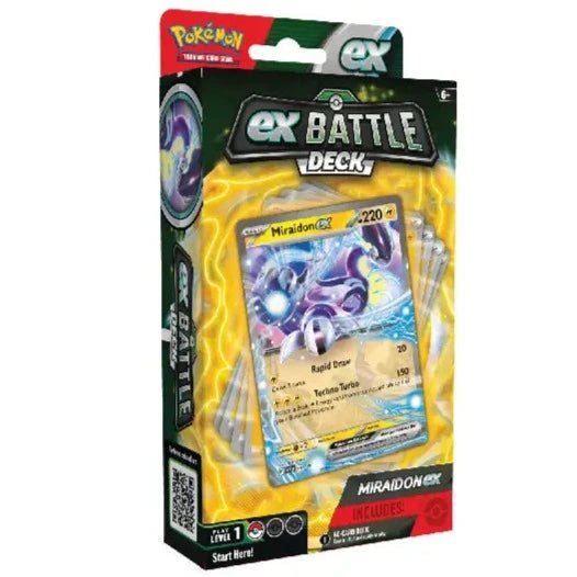 Pokemon EX Battle Deck (Miraidon EX) 0820650857546 - King Card Canada