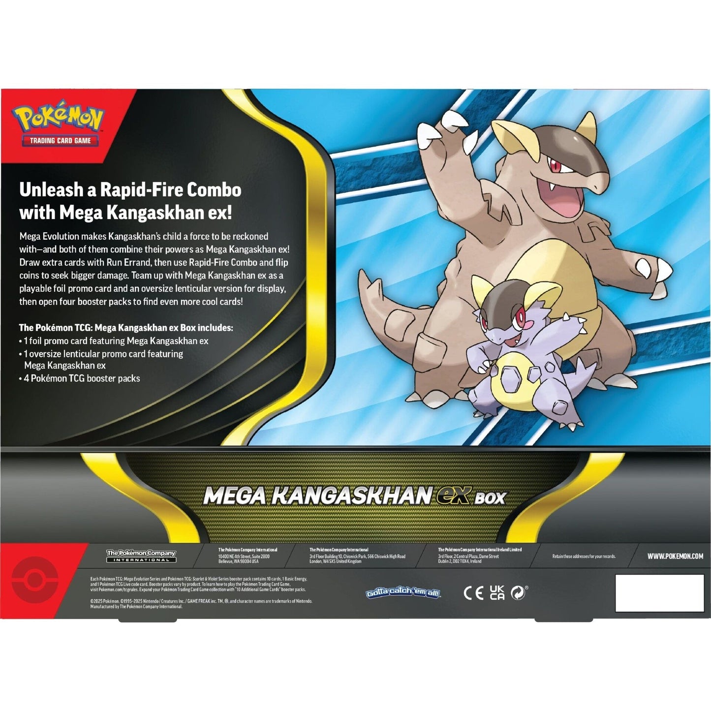Pokemon ex Box (Mega Kangaskhan) [PRE - ORDER - 12/05/2025] 0196214134546 at King Card Canada