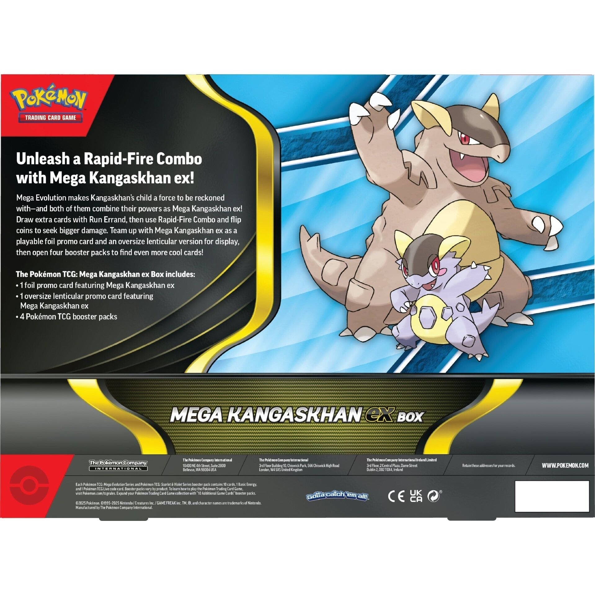 Pokemon ex Box (Mega Kangaskhan) [PRE - ORDER - 12/05/2025] 0196214134546 at King Card Canada