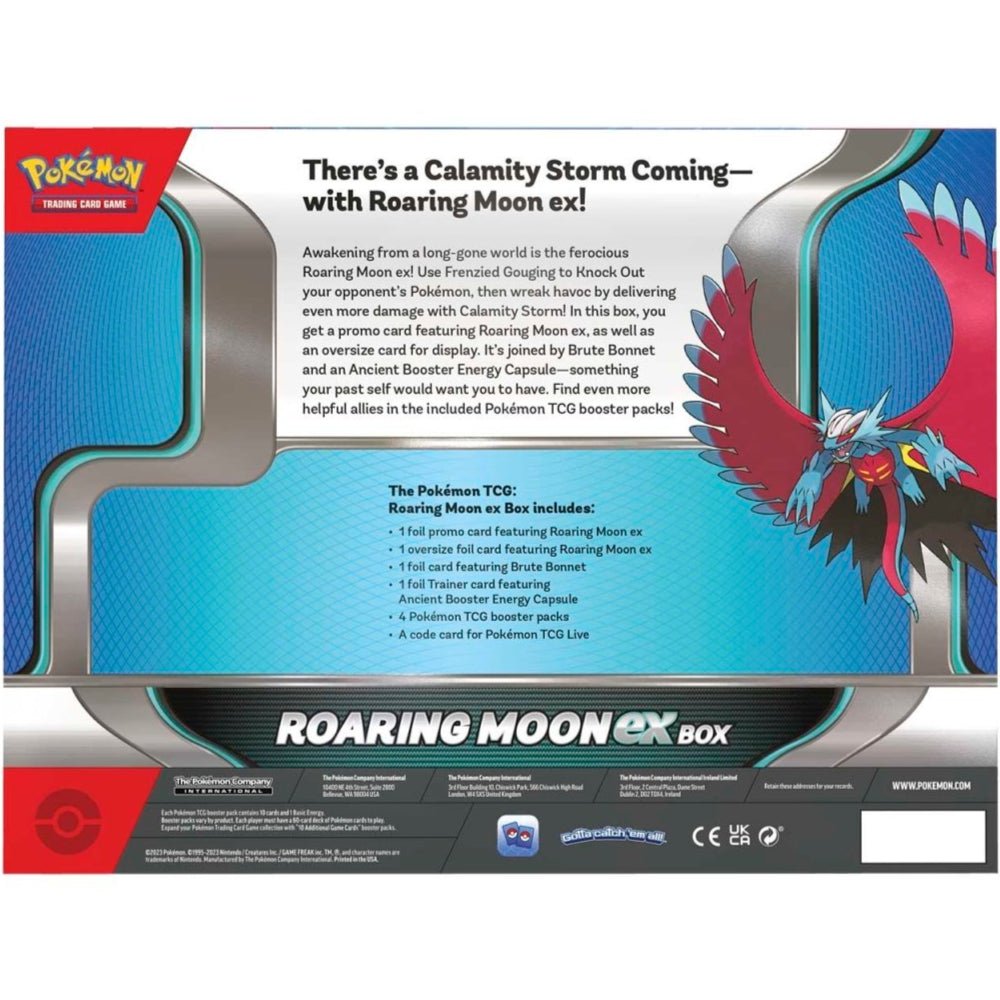 Pokemon ex Box (Roaring Moon) 820650852718 at King Card Canada