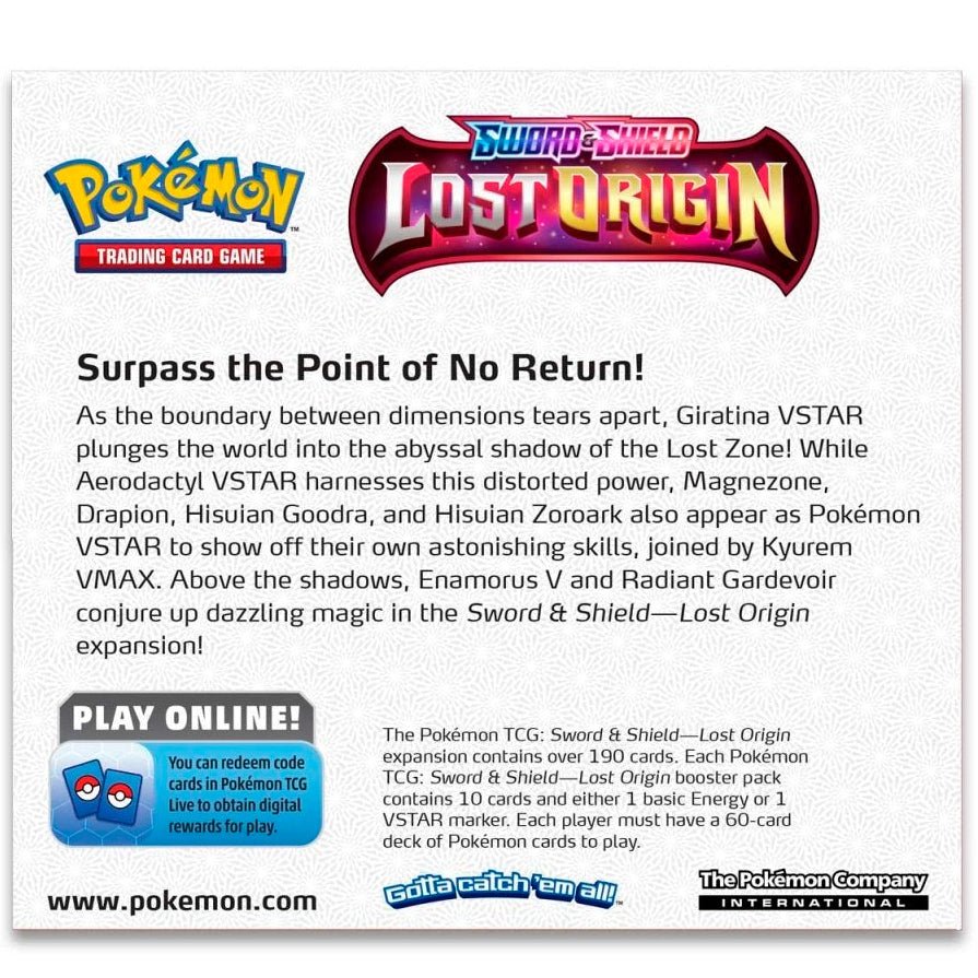Pokemon Lost Origin Booster Box 820650860553 at King Card Canada