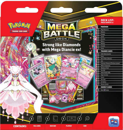 Pokemon Mega Battle Deck (Mega Diancie) 0196214119253 at King Card Canada