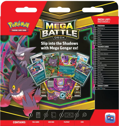 Pokemon Mega Battle Deck (Mega Gengar) 0196214119253 at King Card Canada