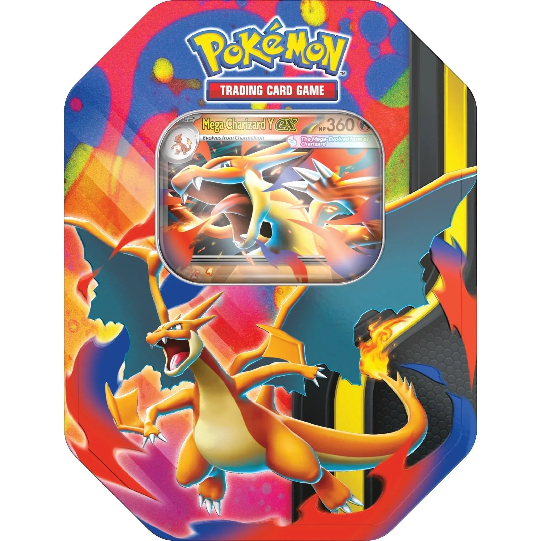 Pokemon Mega Charizard Y ex Tin 0196214147539 at King Card Canada