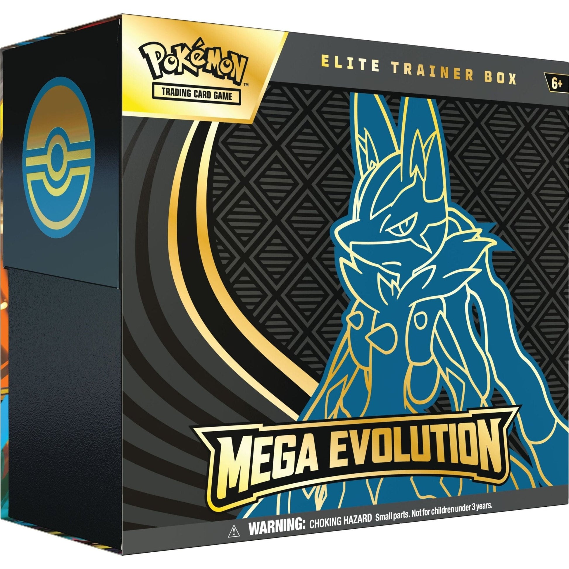 Pokemon Mega Evolution Elite Trainer Box (Lucario) 0196214114845 at King Card Canada